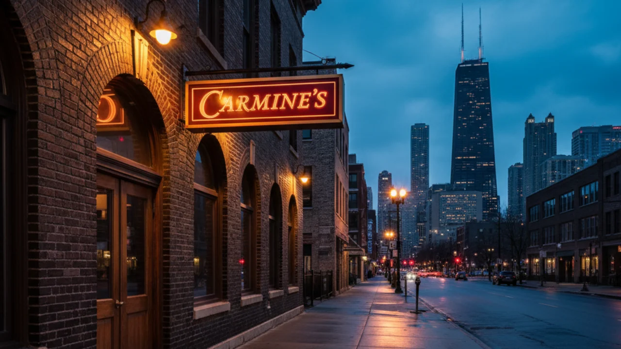 Carmine's South Loop exterior, South Michigan Avenue Chicago
